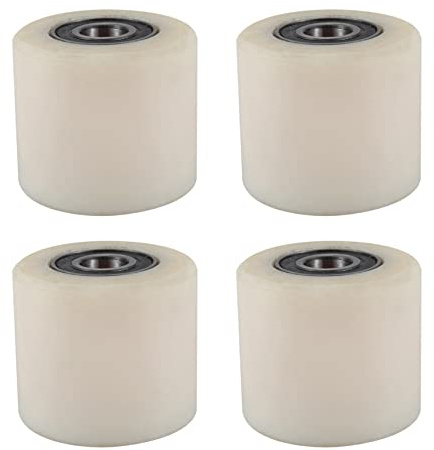 Giwnhvx 4 palettes rotatives en nylon beige + argent 80 x 70 mm