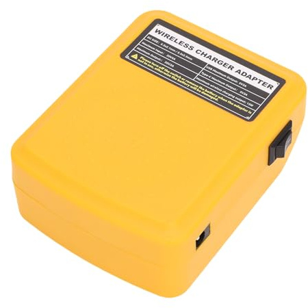 WOHPNLE Chargeur de téléphone sans Fil pour la Batterie DCB206 Lithium ION, convertisseur d'adaptateur Rapide 15W avec Interface DC Type C USB 3.0 STAT de Charge multiport