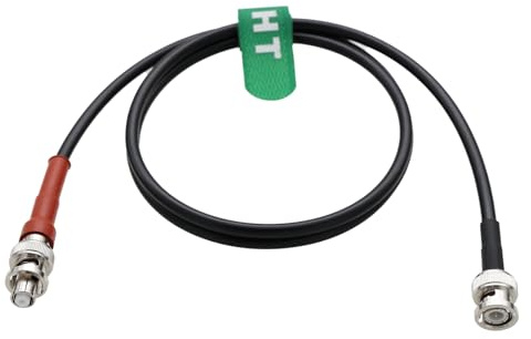 HangTon Câble haute tension 5 kV 5000 V RP-BNC SHV vers BNC pour pilote de cellule PCD1K Pockels, sonde de test d'amplificateur piézoélectrique, pompe à ions et enregistreur vidéo, 30 cm