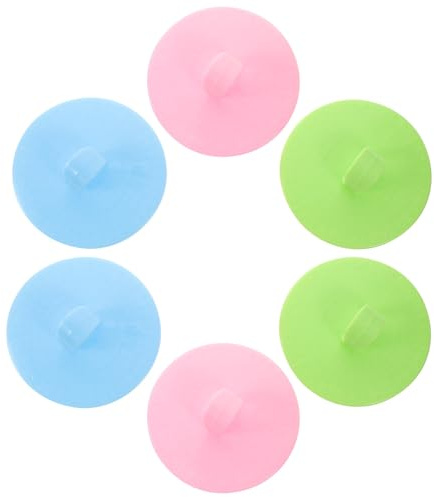 LIFKICH Cepillo para Lavar el Cabello 6piezas Cerdas de Pp Masajeador Capilar Exfoliante para Cuero Cabelludo Uso en Seco y Húmedo