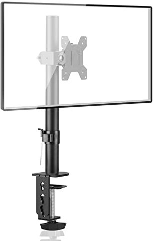 Bracwiser Supporto per braccio per monitor singolo completamente regolabile per schermo del monitor 13 15 17 19 20 22 23 24 26 27 30 32 pollici VESA 75 100 MD7401