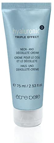hyaluronic³ Hals- und Dekolleté Creme 75ml; être belle Cosmetics; Anti Aging, Anti Falten Creme für Gesicht, Hals und Dekolleté; hydratisierende Creme mit Hyaluron | Anti Aging, Anti Falten, Hyaluron, Für Gesicht, Hals und Dekolleté, Hydratisierend