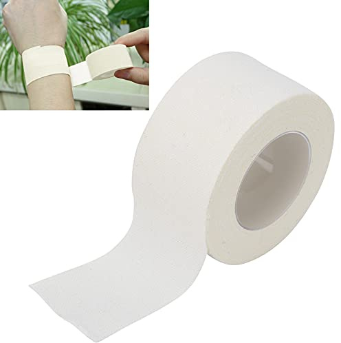 Nastro adesivo, 5 m di lunghezza, nastro di fissaggio per catetere, nastro adesivo per bendaggi per ferite (bianco, 2,5 cm x 5 m (1 rotolo))