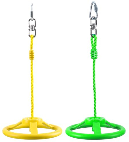 PELLOR Kids Monkey Bars, Kids Gymnastic Rings, Multifunctional Gym Rings | Backyard Playground Play Sets for Obstacle Ring, Trapeze Bar, Monkey Bars Climbing Frame, Climbing Ring Training