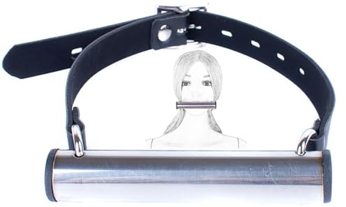 Mordaza de Silicona con Bola y Bandeja – Mouth Gag para Juegos de Rol SM, Bondage Fetichista y Sexspielzeug