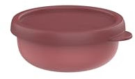 Mepal - Mikrowellengeschirr Lumina - Frischhaltedosen mit Deckel für Kühlschrank, Gefrierschrank, Dampfgarer & Mikrowelle - Mikrowellenschüsseln mit Deckel - Aufbewahrungsbox - 250 ml - Vivid mauve