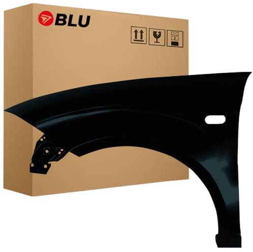 BLU Kotflügel Passend für Seat Altea 5P1/5P5 LC9Z Links Schwarz | 2004-2015 | Vorderseite Vorne | Lackiert | Einbaufertig