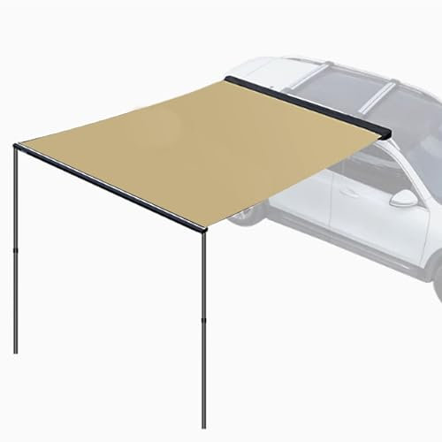 QSNYJPL Toldo Lateral para Coche para Acampar de Tela Oxford para Coche, Toldo Camper Ideal para Camping, Resistente A La Intemperie, con Altura Ajustable para SUV, Camiones