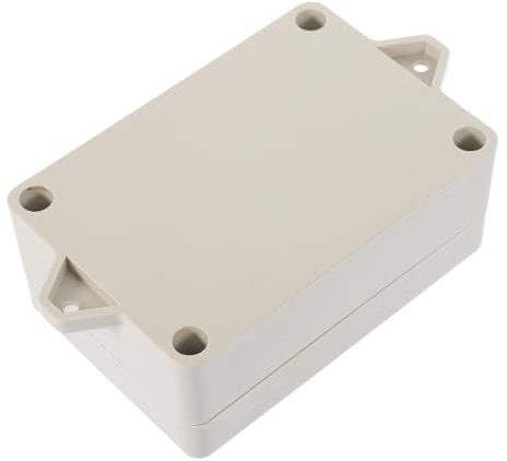 Tofficu Weatherproof Junction Box Outdoor Electrical Project Case Sealing Lid for Cable Management Sturdy Plastic Enclosure for Home and Garden Use