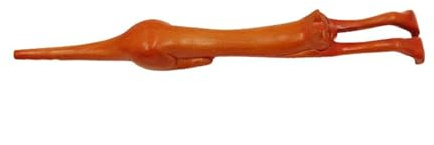 Rascador de espalda en forma de gato, divertido rascador de espalda de mano, masajeador de madera (color caoba)