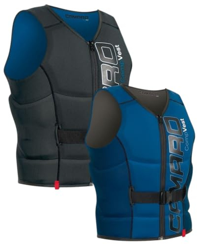 Camaro Comp Slasher Neopren Prallschutz Weste Wakeboard Kite Wasserski Black/Blue