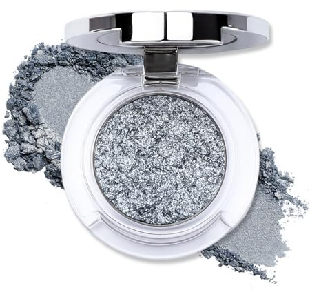 Erinde Single Glitter Eyeshadow, högpigmenterad enkelfärgad ögonskugga med fin skimmer, långvarig och vattentät, lätt att applicera, för strålande ögonmakeup-look, vegansk #05