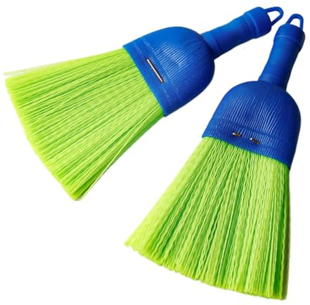 Balayette à Main | Brosse À Main Balai Portable | 2 Brosses Multifonctions Compactes pour Nettoyage Intérieur Table Clavier Nid Animal