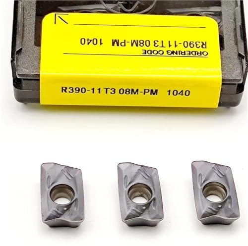 10 Uds Inserto De Carburo 11T304 PM4240 Torno Herramienta Torneado Corte Metal Indexable PM1030 Herramienta de Torno(R390-11T308M-PM 1040)