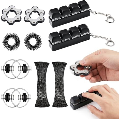 DRADERCH Lot de 10 Fidget Toys pour Adultes et Adolescents