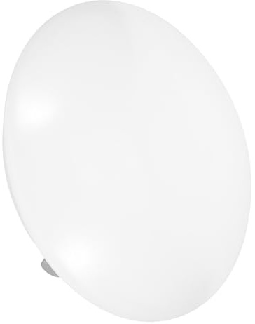 HOOWIFFY Magnetic Round Light Cover for Ceiling Fixtures, PVC Material Replacement Shade with Warm Ambiance, Elegant Minimalist Design Suitable for Bathroom and Living Room Lighting