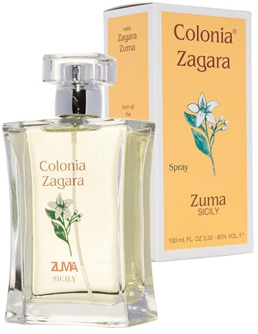 Profumi Zuma - Zagara Zuma - Cologne Spray - Der Historische Duft seit 1943, der die Frische der Orangenblüte Weckt, Made in Sicily (Zagara 100 ml)