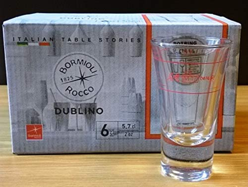 120 Dublino 2+4 cl Schnapsgläser original Bormioli Stamper
