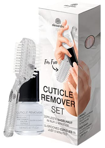 Alessandro Spa Nagelhautentfehrner Set - Cuticle Remover Set Pflege Für Die Nagelhaut