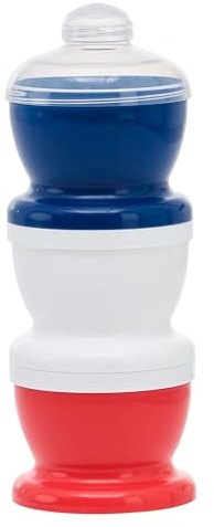 THERMOBABY - Boîtes de transport de lait avec couvercle - Repas de bébé - Pratique - Fabriqué en France - Tricolore