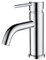 Grifo lavabo Decaura, grifo monomando para lavabo de baño, cromo brillante