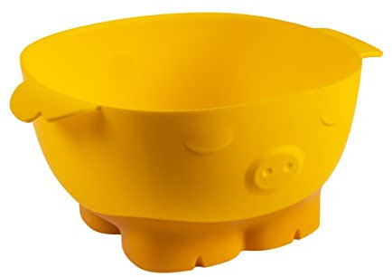 KUHN RIKON Kinderkitchen Schüssel Schwein, für Kinder, Gelb