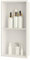 sunrik Nicchia Doccia Incasso,Nicchia da parete in acciaio inox,Ripiano Nicchia Mensole Bagno，Nicchie Bagno Doppio Strato 60x30x10cm,Bianco crema