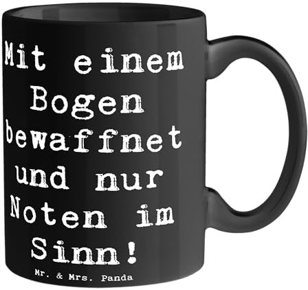 Mr. & Mrs. Panda Tasse Spruch Violoncello Magie - Geschenk, Cellist, Teebecher, Kaffeetassen, klassische Musik, Geigen, Tasse Sprüche, Designer