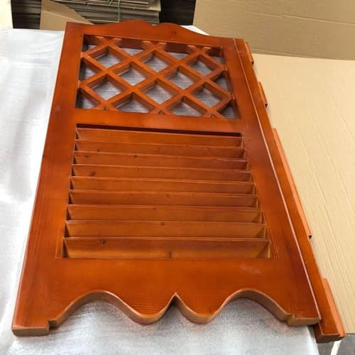 Schwingtür Retro-Einzel-Schwingtür aus Holz für drinnen und draußen, automatische Schließung, Trennwand für Terrasse, Garten, Bar, Westtür, für Bauernhof (Größe: B60 cm x H90 cm) Beauty Comes