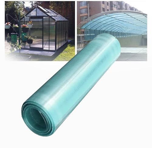 Impermeable Placas Transparente,Planchas Transparentes Tejados,Paneles De Techo De Policarbonato,para Techos,Exterior, Terraza,Jardín,Hojas De Invernadero,Marquesinas(Size:100 cmx100 cm(3.3x3.3 ft))