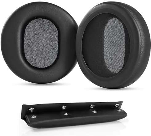MMX300 DT770 Ohrpolster für Beyerdynamic DT 990 Pro/Custom One Pro Plus | DT770 PRO Headset-Ohrpolster mit weicherem Protein-Leder, hochdichter Schaumstoff, zusätzliche
