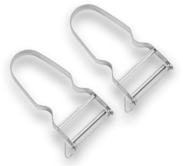 ARCUS 2X Stainless Steel Potato Peeler - Vegetable Peeler Fruit Peeler - Kitchen Tools Equipment Cutlery - Easy Sharp Peel - Perfect for Kitchen Use