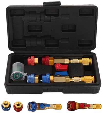 Herramienta para Extraer Válvula Central - Kit De Herramientas Automotriz para Instalación Y Extracción De Núcleos De Válvulas | Juego De Instalación Portátil para Sistemas De