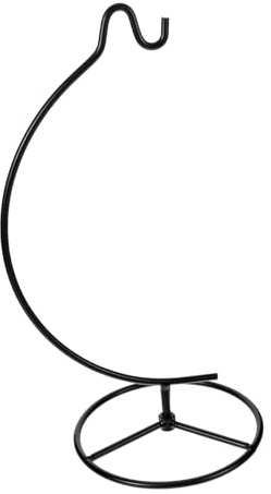 Alipis Supporto per Piante Sospese a Forma di Mezzaluna in Ferro Robusto, Espositore per Ornamenti e Porta Vasi da Interno, Gancio Decorativo per Casa, Ufficio e Balcone