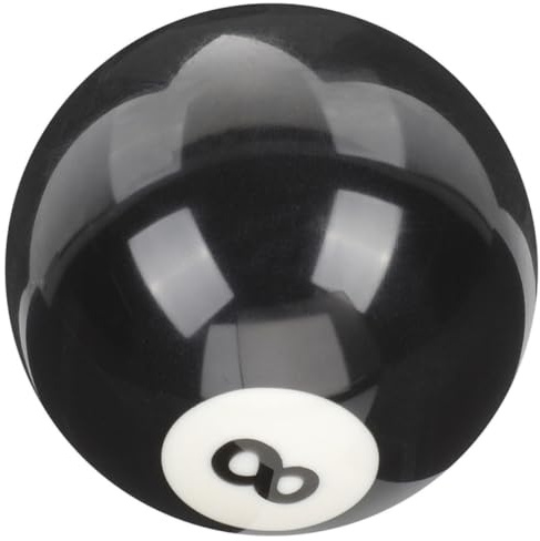SOPOTUTU Resina Bola de Billar 8 Negra para Práctica y Mesa | Superficie Lisa, Equilibrio Estable y Limpieza Fácil, Diseño Creativo Duradero para Uso Diario Bolas Billar