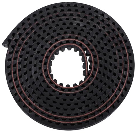 DEARMAMY Cinghia di Trasmissione in Gomma Nera per Porta a Induzione Automatica, Resistente All’usura, Design Semplice e Funzionale per Porte Scorrevoli Elettriche