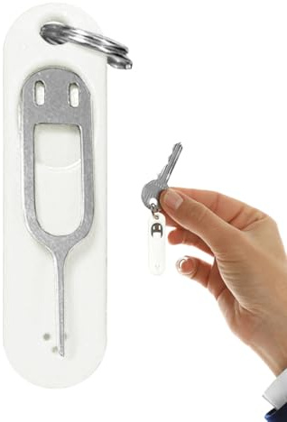 Herramienta de expulsión – Silicona de Acero Inoxidable | Pin Extractor de Tarjeta Herramienta Universal para Abrir el Compartimento | Protectora para Smartphones, tabletas, Dispositivos