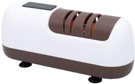 banapoy Aiguiseur de Couteaux électrique, Outil D'affûtage Professionnel, Outil D'affûtage électrique Automatique en émeri, Affûteur de Couteaux de Cuisine pour Cuisine