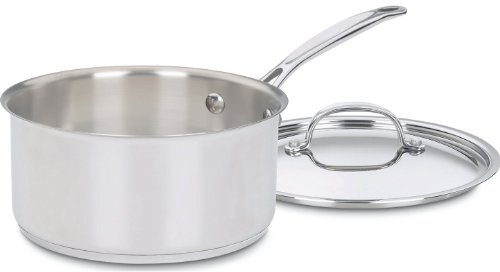 Cuisinart Saucepan w/Cover, Chef's-Classic Stainless Steel Cookware Collection, 3-Quart, 7193-20