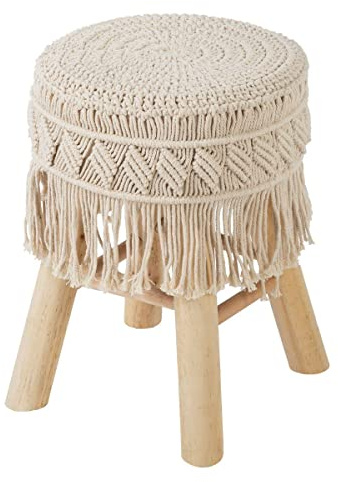 Atmosphera - Taburete - macramé y Madera