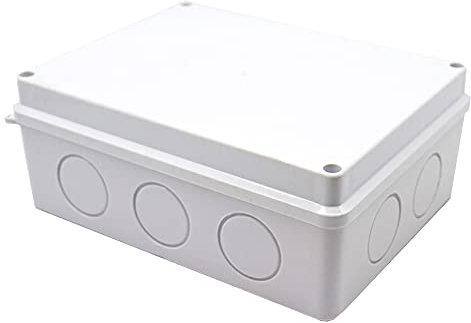 Powertool Elektrische Abzweigdose, IP55, wetterfest, für Projekte, Instrumente, Öffnungsloch-Projektbox, 1 Stück – 50 x 50 mm