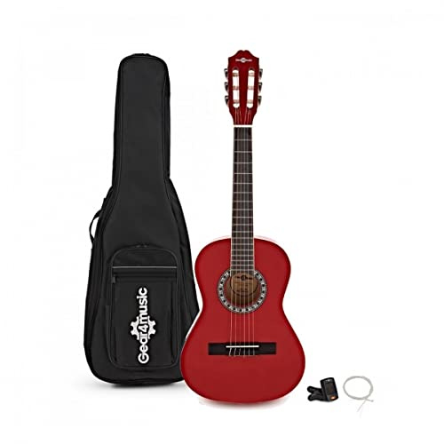 Gear4music 1/2 Guitarra Clásica Junior con cuerdas de nailon para niños