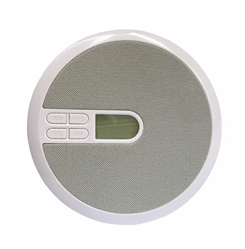 ZXNQ Portable DVD/VCD/CD player, English Walkman Repeater, Headphones and microphones can be connected, One-click transcription,light gray