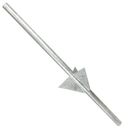 VP Drive in Spike for Fixing Eco Plastic Fencing Panels - Composite Fence Panels, Graphite
