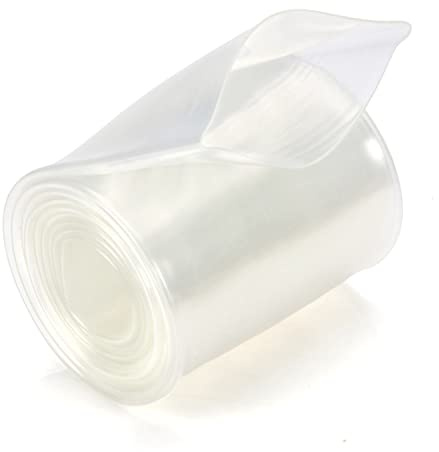 Chanzon 2:1 Verhältnis 1-3/8 (35 mm) Schrumpfschlauch, 3,3 Fuß Rolle (1 m Gesamtlänge), klare/transparente Polyolefin-Schlauchfolie, schrumpfend 2 auf 1, 1 Stück