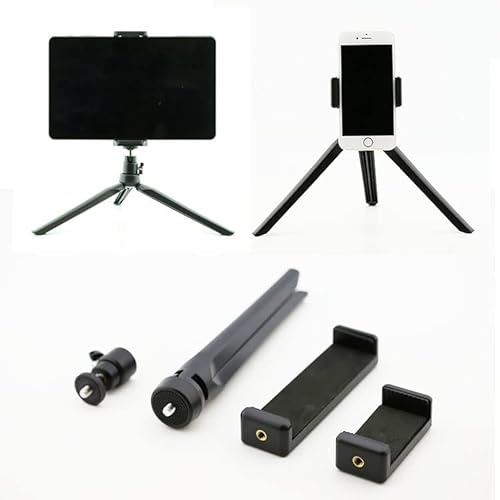 RANY 4 in 1 Treppiede Telefono Tablet Supporto Della Macchina Fotografica 360 gradi 3D Basamento Monopiede Treppiede
