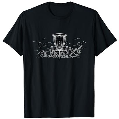 Discgolf Flugscheibe Frisbee Discgolfer T-Shirt