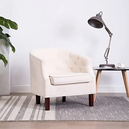 DYRJDJWIDHW Lounge Sessel,XXL sitzsack,schaukelstuhl,Sessel Beige Stoffrelaxsessel,lesesessel,Sessel,stillsessel,