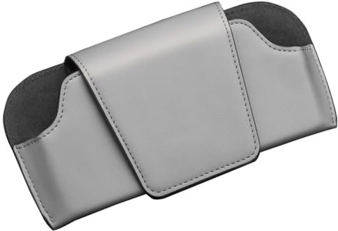 SBFGH Auto Brillenhalter für Audi A3 Sportback 8Y 8V, Aufbewahrungsbox Organizer Brillenhalter Aufbewahren Verstauen Innenraum Autozubehör,C Grey