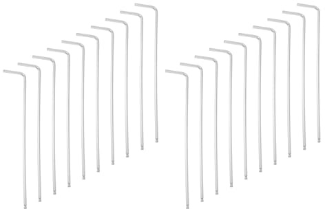 QUARKZMAN 20 Stück Kugelkopf-Innensechskantschlüssel 3/32 Zoll L-Form Langer Arm Sechskantschlüssel aus Chrom-Vanadium-Stahl Reparaturwerkzeug für Heimreparaturen